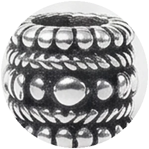 Stained silver barrel